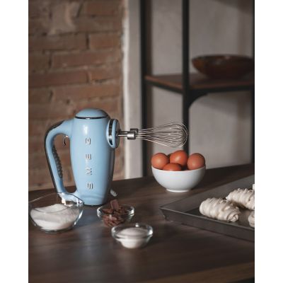 11. Smeg HMF01PBEU Retro 50s Hand Mixer Pastel Blue