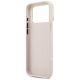 7. Guess Grained Big 4G & Stand Camera Case for iPhone 17 Pro Max - Pink