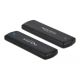 DeLOCK External USB Type-C Enclosure for M.2 NVMe PCIe or SATA SSD - Tool-free
