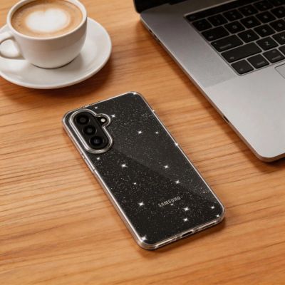 5. Tech-Protect FlexAir Case for Samsung Galaxy A27 5G - Clear and Glitter