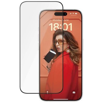 2. PanzerGlass Ceramic Protection ceramic glass for iPhone 15 Pro with positioner