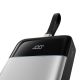 2. Cuktech LPB252N 120W 25000mAh Powerbank with Built-in USB-C Cable - Gray