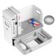 2. Ergo Office Desk Organizer with Drawer and Wireless Charger, White, Max. 10kg, ER-441