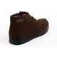 4. Lee Cooper men's elegant brown leather ankle boots with zipper