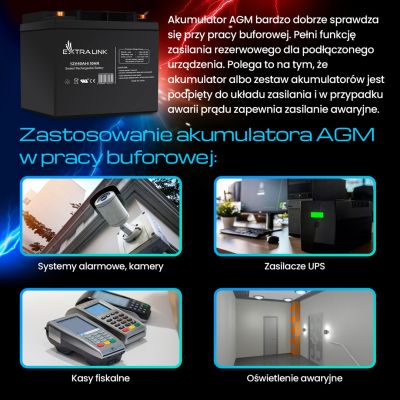 29. EXTRALINK MAINTENANCE-FREE AGM BATTERY 12V 40AH