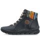 3. Rieker 55040-00 comfortable black women's ankle boots
