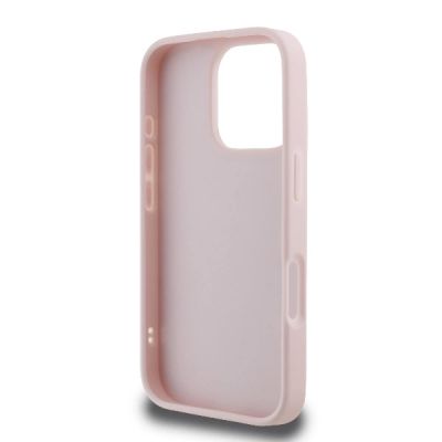 7. Karl Lagerfeld Quilted Signature iPhone 16 Pro Case - Pink
