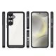 2. Outer Space Case for Samsung Galaxy S25 Edge Cover with Flexible Frame - Black