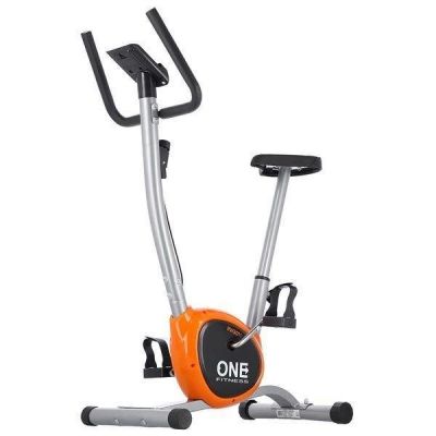 2. One Fitness RW3011 Silver-Orange Mechanical Bike