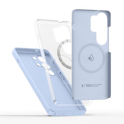 3. Tech-Protect Silicone MagSafe Case for Samsung Galaxy S26 Ultra - Blue