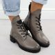 7. Women's insulated gray worker boots Vinceza 58609