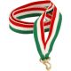 Ribbon 22 mm - red, white, and green