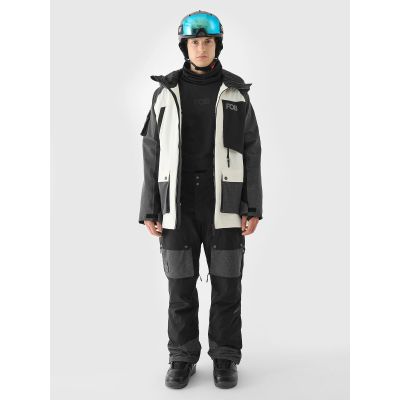 3. Men's 4F 10000 membrane snowboard pants 4FWAW24TFTRM619-20S