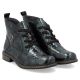 39. Women’s green patent croc ankle boots Rieker 71205-90