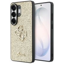 Guess Fixed Glitter Big 4G Metal Logo case for Samsung Galaxy S26 Ultra - gold