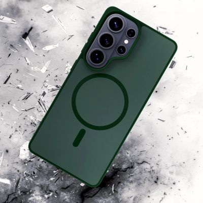 22. 3mk Smoke MagCase for Samsung Galaxy S26 Ultra - green