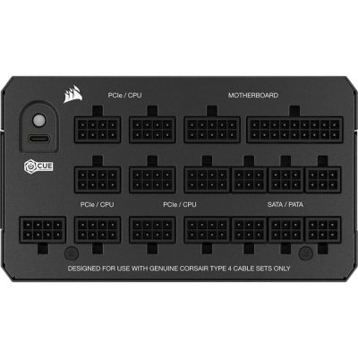 9. Corsair HX1200 Power Supply Module 1200W 24-pin ATX ATX Black