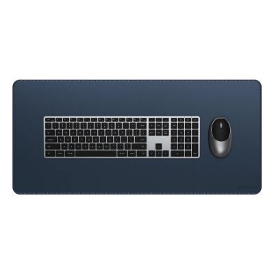2. Satechi Premium Desk Mat in Vegan Leather (Blue)
