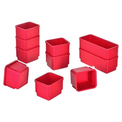 8. Set of 3 Stack"N"Roll KETER boxes