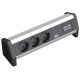 2. BACHMANN tabletop power strip 3 safety sockets, 2 CAT5e RJ45 female/female, Power input: GST18 - female, without power supply sold separately