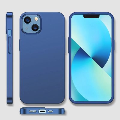 8. Joyroom 360 Full Case front and back cover for iPhone 13 + tempered glass screen protector blue (JR-BP927 blue)