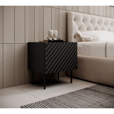 2. ONDA bedside table 2 pcs. 50x40x54 black