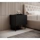 2. ONDA bedside table 2 pcs. 50x40x54 black