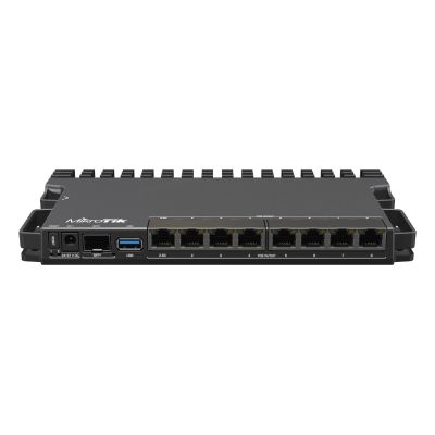 3. Mikrotik RB5009UPr+S+IN router Total Ethernet Ports:9; Architecture:ARM 64bit; CPU core:4
