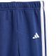 12. adidas Essentials Tiberio 3 Stripes Fleece Tracksuit for Kids Blue KC6004