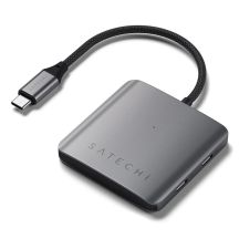 Satechi - Hub - with Power Delivery - 4 x USB-C 3.2 Gen 2 - Desktop Computer