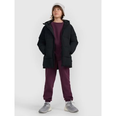 4. Boy's down jacket with synthetic filling 4F 4FJRAW25TDJAM0805-20S
