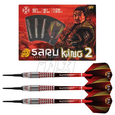 5. Darts Harrows Saru King 2 90% Softip HS-TNK-000013352