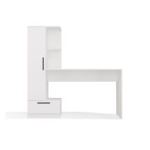 COSMO WHITE DESK + SHELVING SET