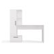 COSMO WHITE DESK + SHELVING SET