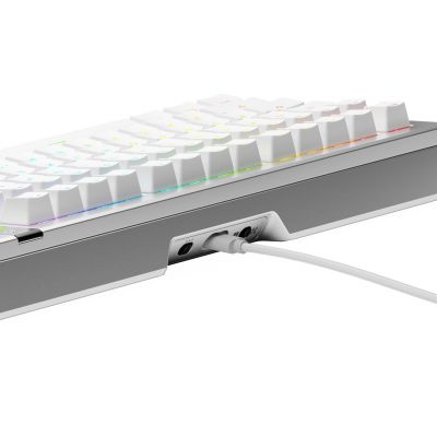 5. Glorious Gaming GMMK 3 PRO 75% Prebuilt USB Keyboard QWERTY US English Silver