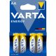 3. VARTA Energy LR6 AA alkaline battery pack (x 4)