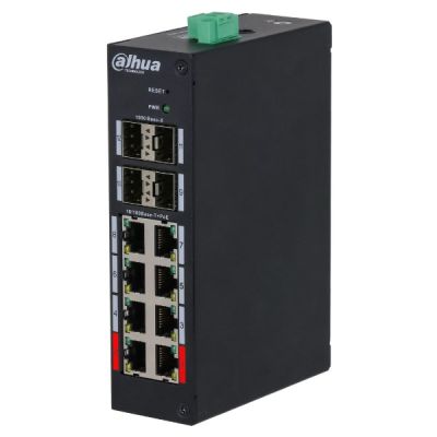 POE SWITCH HS4412-8ET-120 8-PORT + 4X SFP DAHUA