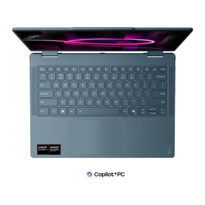 3. Lenovo Yoga 7 Gen 11 14AGP11 Ryzen AI 5 435 14"WUXGA Touch OLED 400nits 60Hz Glossy 16GB LPDDR5X-8000 SSD512 Radeon 840M Graphics 5.0MP + IR 70Wh Win11 Tidal Teal