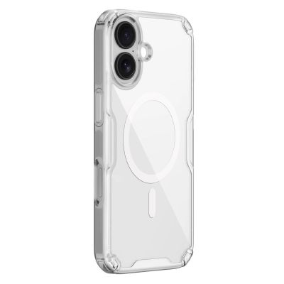 3. Nillkin Nature TPU Pro Magnetic Case Compatible with MagSafe for iPhone 17 - Transparent