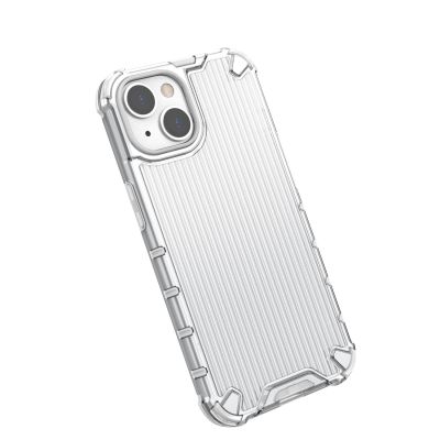 6. Ombre Protect Case for iPhone 14 Plus armored cover pink and blue