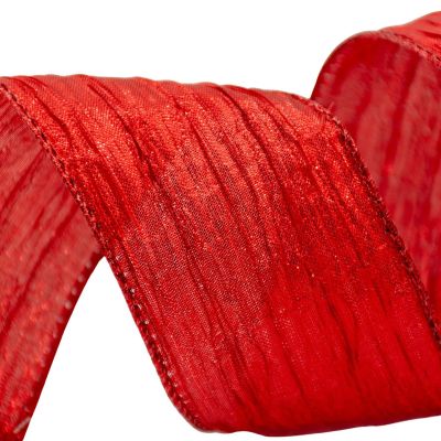 3. CRIMPED RIBBON 6.3CMx3M RED