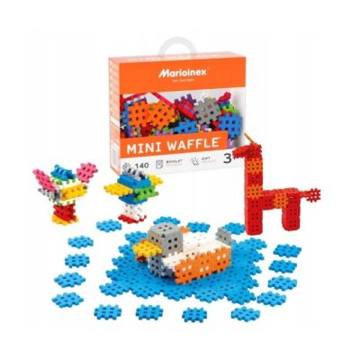 5. MARIOINEX Mini Waffle Blocks, 140 pieces