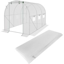 COVER FOIL FOR GARDEN TUNNEL GREENHOUSE 200x300x200CM WHITE