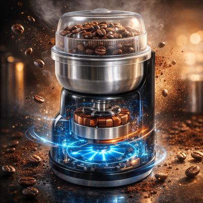 7. Esperanza Lungo EKC002K coffee grinder (160W; impact; black)