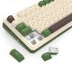 10. REDRAGON K681CGC-RGB-PRO Cyrus Keyboard USB + RF Wireless + Bluetooth White, Green