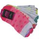 Skechers Girls 6pk3D Heart Low Cut S116502-MULT Multicolored 31-34