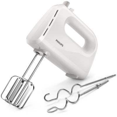 10. Philips HR3705/00 Hand Mixer (300W; white)