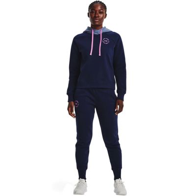 5. Under Armor Rival Fleece CB Hoodie W 1373031 410