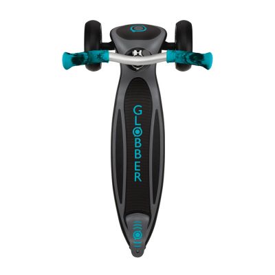 5. Globber Master Prime 3-Wheel Scooter / Black - Teal 664-105