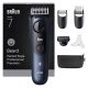 Braun BeardTrimmer 7 BT7520 Battery 40 2 cm Wet & Dry Black, Blue